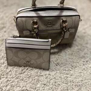 Coach Mini Speedy Crossbody with Wallet